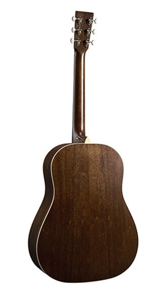Back of Martin DSS-16E Black Smoke Guitar